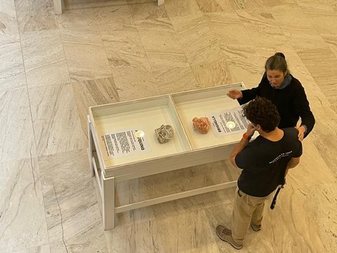 Arlequino-Brighella Maschere di Mario Gallo custodite e esposte presso l'EMAD di Montevideo-Uruguay